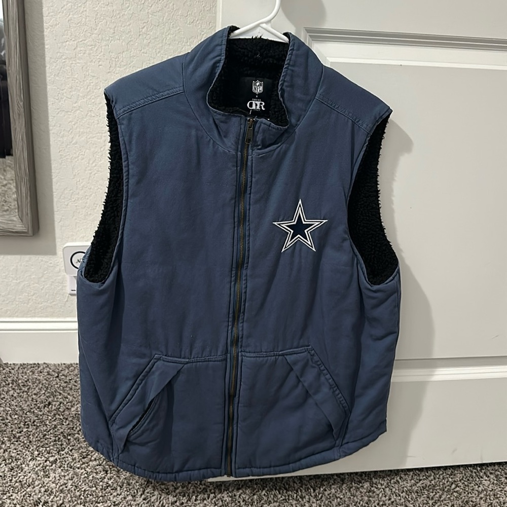 Dallas Cowboys Fleece Lined Men’s Medium Vest